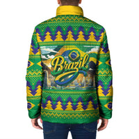 Brazil Christmas Feliz Natal Padded Jacket - Wonder Print Shop