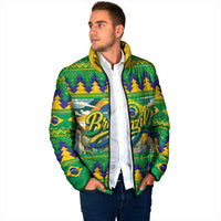 Brazil Christmas Feliz Natal Padded Jacket - Wonder Print Shop