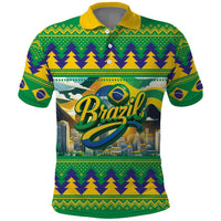 Brazil Christmas Feliz Natal Polo Shirt - Wonder Print Shop