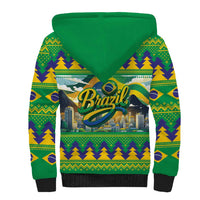 Brazil Christmas Feliz Natal Sherpa Hoodie - Wonder Print Shop