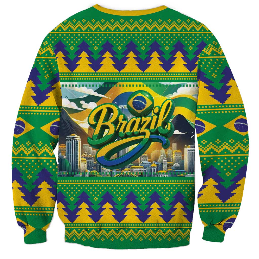 Brazil Christmas Feliz Natal Sweatshirt - Wonder Print Shop