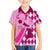 Personalised Think Pink Kid Hawaiian Shirt Golf Argyle Pattern Breast Cancer Awareness - Wonder Print Shop