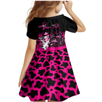 Personalised Save The Udders Family Matching Mermaid Dress and Hawaiian Shirt Farmer Day Breast Cancer Awareness - Wonder Print Shop