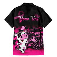 Personalised Save The Udders Family Matching Mermaid Dress and Hawaiian Shirt Farmer Day Breast Cancer Awareness - Wonder Print Shop