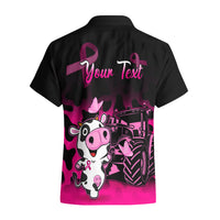 Personalised Save The Udders Hawaiian Shirt Farmer Day Breast Cancer Awareness - Wonder Print Shop