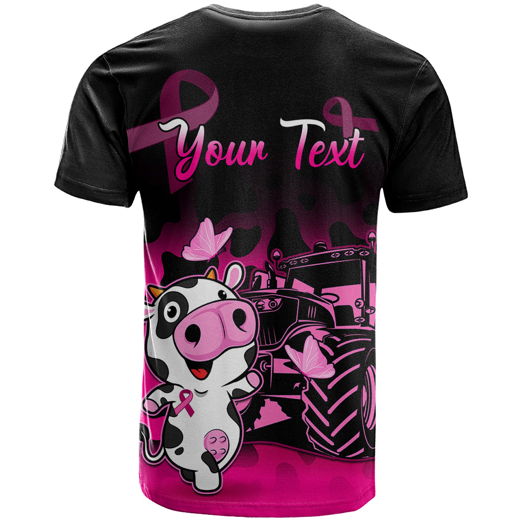Personalised Save The Udders T Shirt Farmer Day Breast Cancer Awareness - Wonder Print Shop