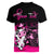 Personalised Save The Udders Women V Neck T Shirt Farmer Day Breast Cancer Awareness - Wonder Print Shop