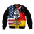 Personalised German American Heritage Day Bomber Jacket German Shepherd Dog - Wonder Print Shop