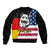 Personalised German American Heritage Day Bomber Jacket German Shepherd Dog - Wonder Print Shop