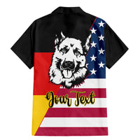 Personalised German American Heritage Day Family Matching Mermaid Dress and Hawaiian Shirt German Shepherd Dog - Wonder Print Shop