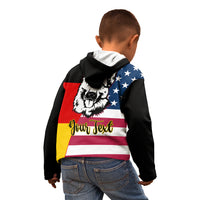 Personalised German American Heritage Day Kid Hoodie German Shepherd Dog - Wonder Print Shop