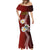 Latvia Independence Day Mermaid Dress Latvijas White Wagtail With Daisy Flowers - Wonder Print Shop