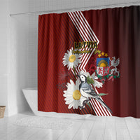 latvia-independence-day-shower-curtain-latvijas-white-wagtail-with-daisy-flowers