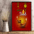 Diwali Festival Canvas Wall Art Diya With Paisley Pattern - Wonder Print Shop