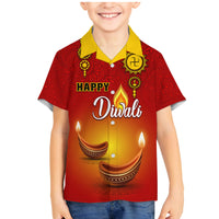 Personalised Diwali Festival Family Matching Mermaid Dress and Hawaiian Shirt Diya With Paisley Pattern - Wonder Print Shop