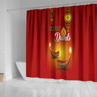 personalised-diwali-festival-shower-curtain-diya-with-paisley-pattern