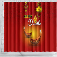 personalised-diwali-festival-shower-curtain-diya-with-paisley-pattern