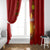 Diwali Festival Window Curtain Diya With Paisley Pattern - Wonder Print Shop