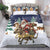 Kangaroo Australia Christmas Bedding Set Xmas Pattern - Wonder Print Shop