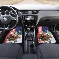 Kangaroo Australia Christmas Car Mats Xmas Pattern - Wonder Print Shop
