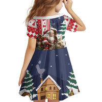 Kangaroo Australia Christmas Family Matching Off Shoulder Maxi Dress and Hawaiian Shirt Xmas Pattern - Wonder Print Shop