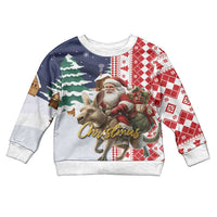 Kangaroo Australia Christmas Kid Ugly Christmas Sweater Xmas Pattern - Wonder Print Shop