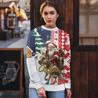 Kangaroo Australia Christmas Ugly Christmas Sweater Xmas Pattern - Wonder Print Shop