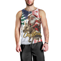 Kangaroo Australia Christmas Men Tank Top Xmas Pattern - Wonder Print Shop