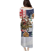 Kangaroo Australia Christmas Puletasi Xmas Pattern - Wonder Print Shop