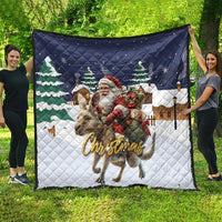 Kangaroo Australia Christmas Quilt Xmas Pattern - Wonder Print Shop