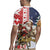 Kangaroo Australia Christmas Rugby Jersey Xmas Pattern - Wonder Print Shop