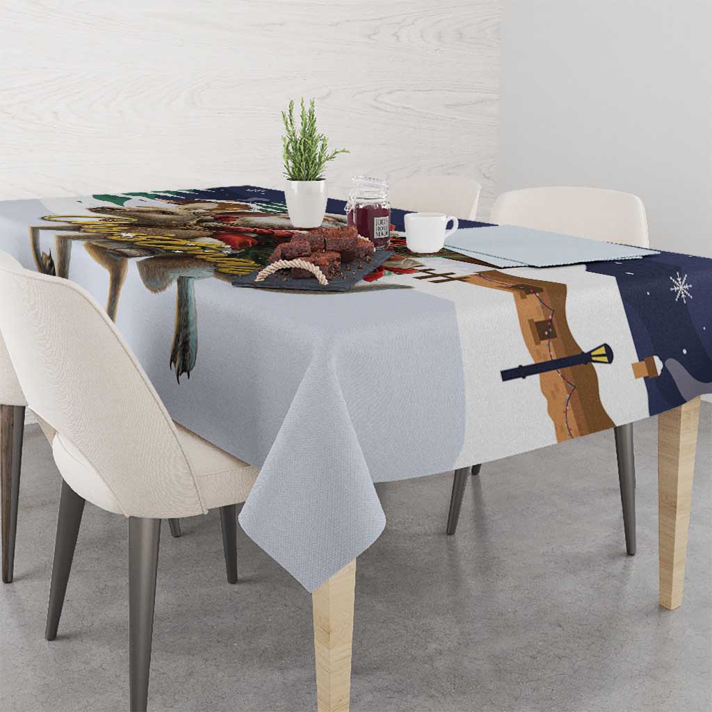 Kangaroo Australia Christmas Tablecloth Xmas Pattern - Wonder Print Shop