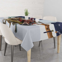 Kangaroo Australia Christmas Tablecloth Xmas Pattern - Wonder Print Shop