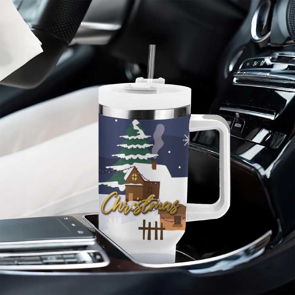 Kangaroo Australia Christmas Tumbler With Handle Xmas Pattern - Wonder Print Shop