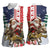 Kangaroo Australia Christmas Women Sleeveless Polo Shirt Xmas Pattern - Wonder Print Shop