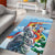 Australia Koala Christmas Area Rug Santa Claus Ho Ho Ho - Wonder Print Shop
