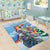 Australia Koala Christmas Area Rug Santa Claus Ho Ho Ho - Wonder Print Shop