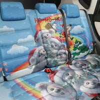 Australia Koala Christmas Back Car Seat Cover Santa Claus Ho Ho Ho - Wonder Print Shop