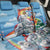 Australia Koala Christmas Back Car Seat Cover Santa Claus Ho Ho Ho - Wonder Print Shop