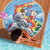 Australia Koala Christmas Beach Blanket Santa Claus Ho Ho Ho - Wonder Print Shop