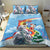 Australia Koala Christmas Bedding Set Santa Claus Ho Ho Ho - Wonder Print Shop