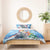 Australia Koala Christmas Bedding Set Santa Claus Ho Ho Ho - Wonder Print Shop