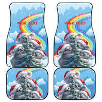 Australia Koala Christmas Car Mats Santa Claus Ho Ho Ho - Wonder Print Shop