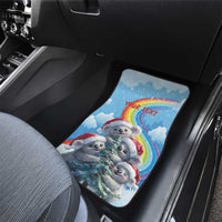 Australia Koala Christmas Car Mats Santa Claus Ho Ho Ho - Wonder Print Shop