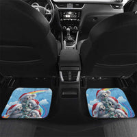Australia Koala Christmas Car Mats Santa Claus Ho Ho Ho - Wonder Print Shop