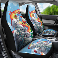 Australia Koala Christmas Car Seat Cover Santa Claus Ho Ho Ho - Wonder Print Shop