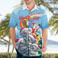 Personalised Australia Koala Christmas Hawaiian Shirt Santa Claus Ho Ho Ho - Wonder Print Shop