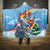 Australia Koala Christmas Hooded Blanket Santa Claus Ho Ho Ho