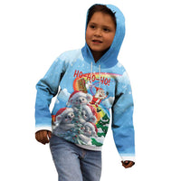 Personalised Australia Koala Christmas Kid Hoodie Santa Claus Ho Ho Ho - Wonder Print Shop
