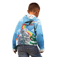 Personalised Australia Koala Christmas Kid Hoodie Santa Claus Ho Ho Ho - Wonder Print Shop